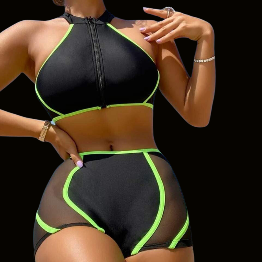 Black Green 2 Piece