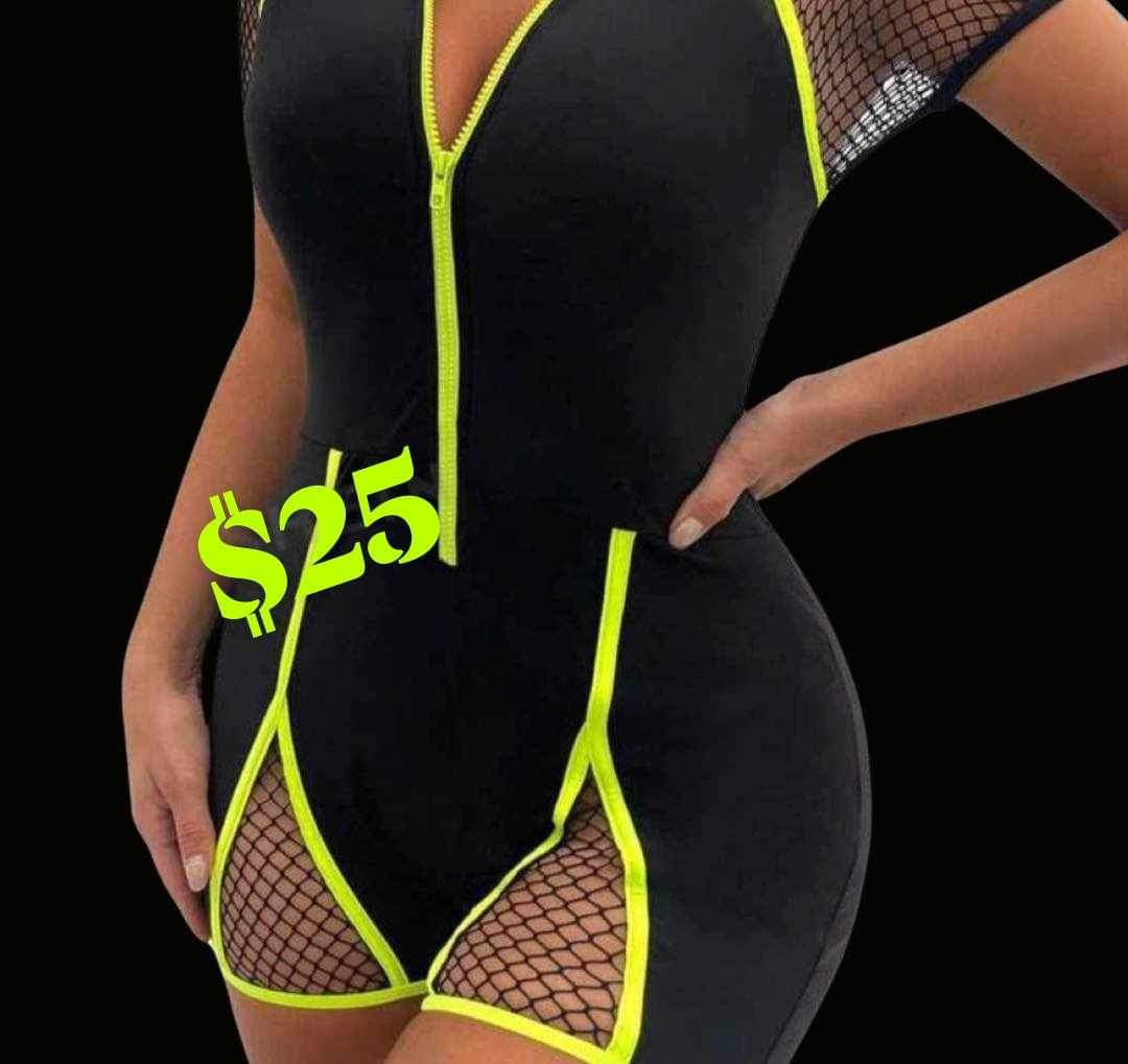 Black green 1 piece